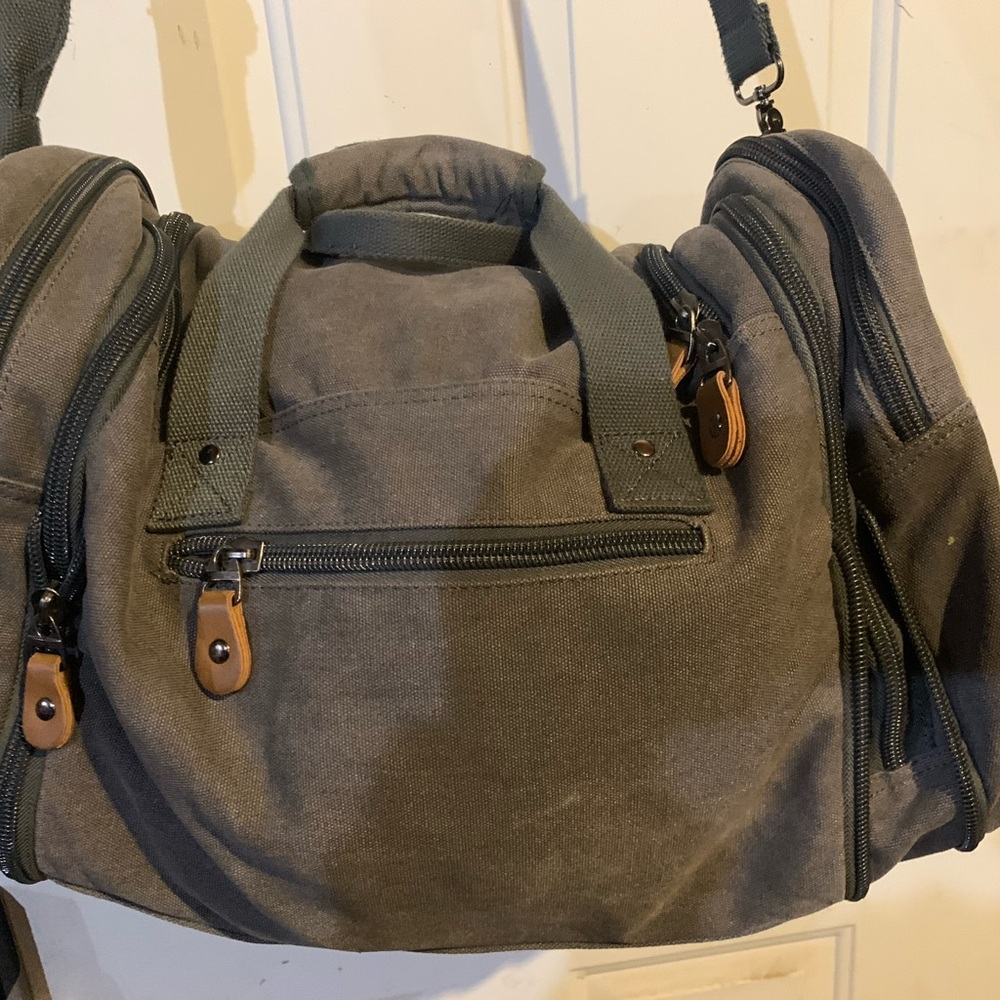 Vintage high quality canvas duffle